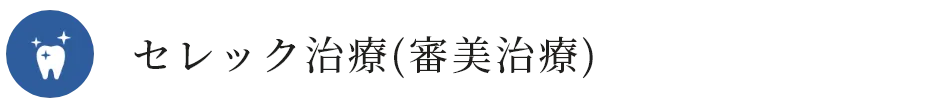 セレック治療(審美治療)