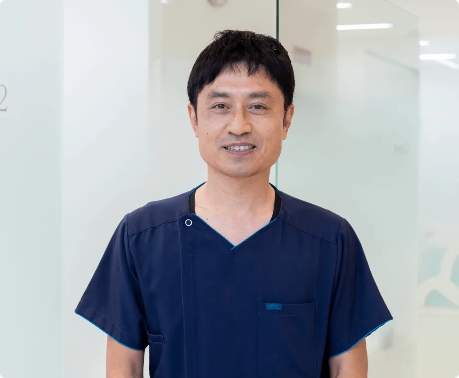 審美治療を得意とする院長が対応